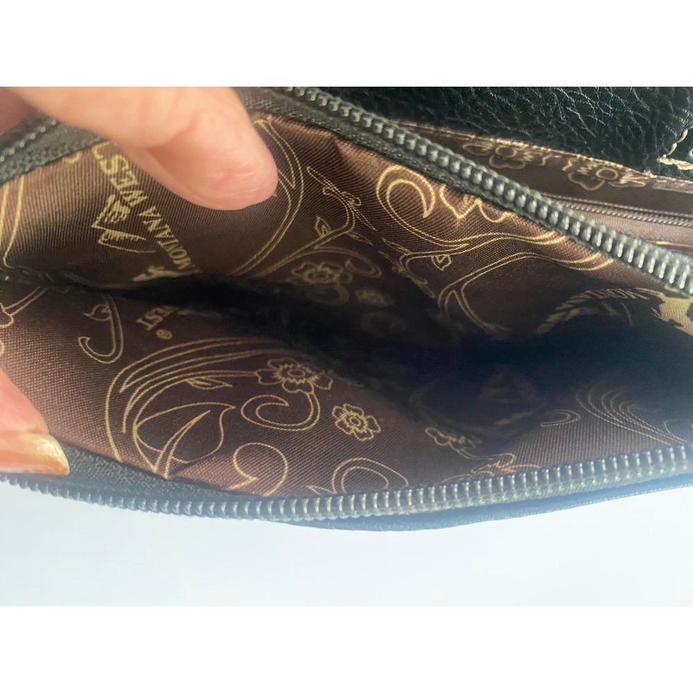 Montana West Purse Sugar Skull Embroidered Crossbody Bag Day of the Dead Black - Picture 9 of 16